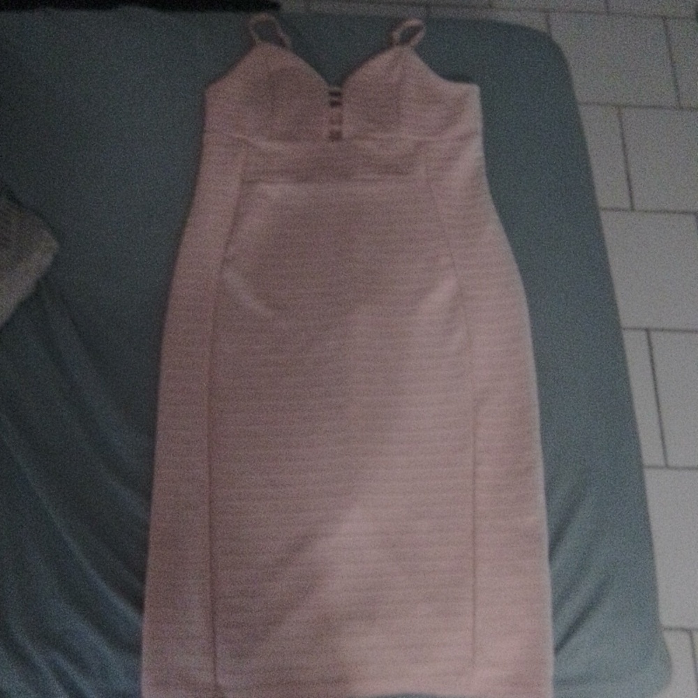 A pink dress